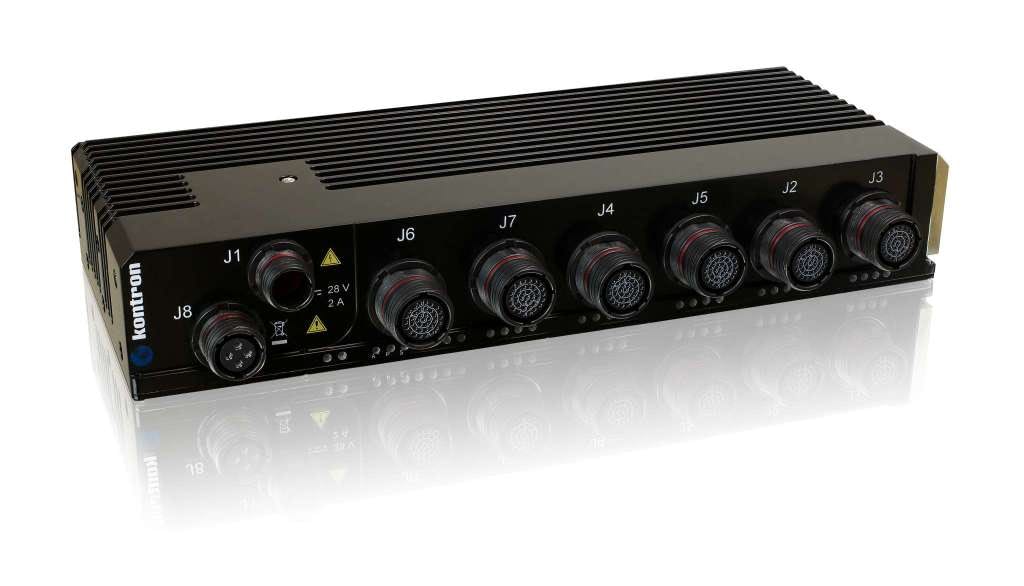 Kontron CERES-2402-PTP Rugged Ethernet Switch für militärische Netzwerke